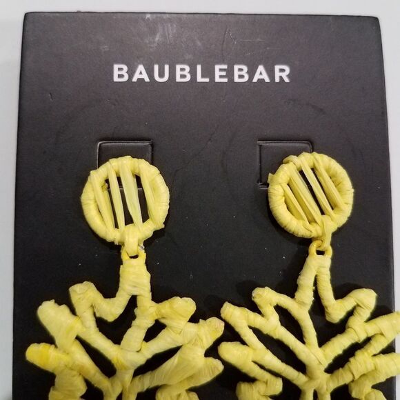 NEW BaubleBar Bermuda Pineapple Drop Earrings - Picture 5 of 7